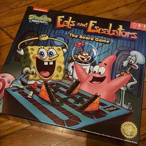 EELS and ESCALATORS BOARD GAME SPONGEBOB SQUAREPANTS